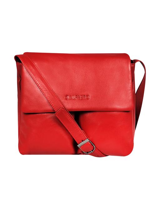 red leather sling bag - 16526376 - Standard Image - 0