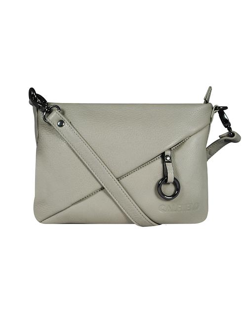 silver leather sling bag - 16526383 -  Standard Image - 0