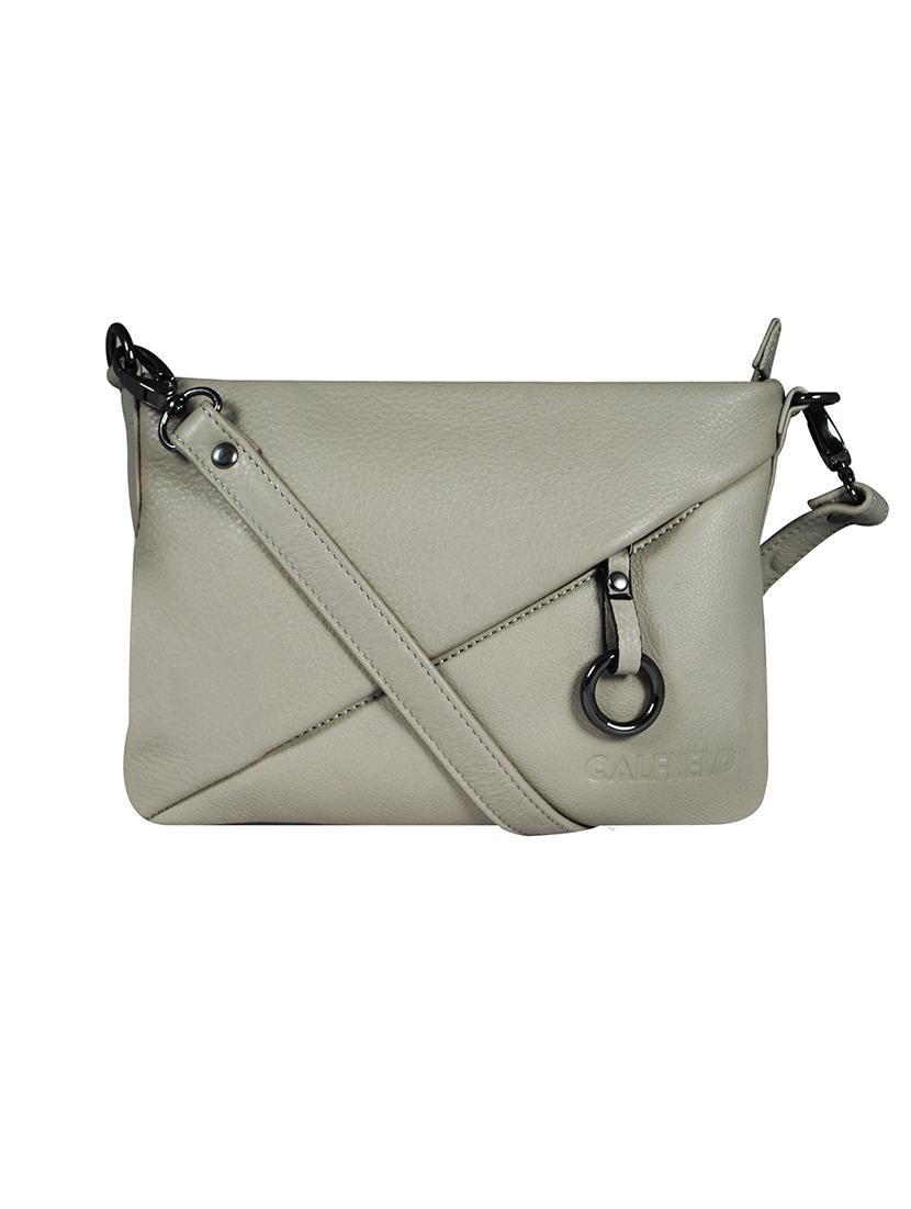 silver leather sling bag - 16526383 -  Zoom Image - 0