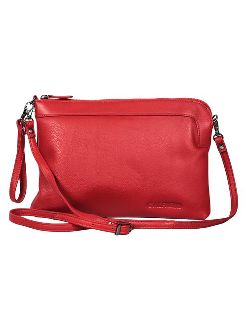 red leather sling bag - 16526402 - Standard Image - 0
