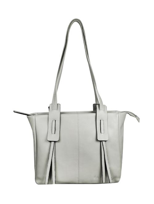 grey leather handbag - 16526414 - Standard Image - 0