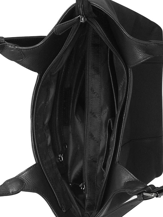 black leather sling bag - 16526419 - Standard Image - 2