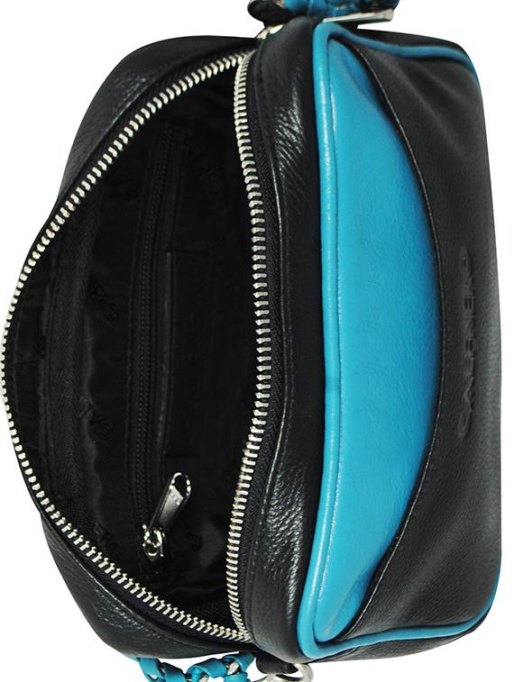 black leather sling bag - 16526431 - Standard Image - 2
