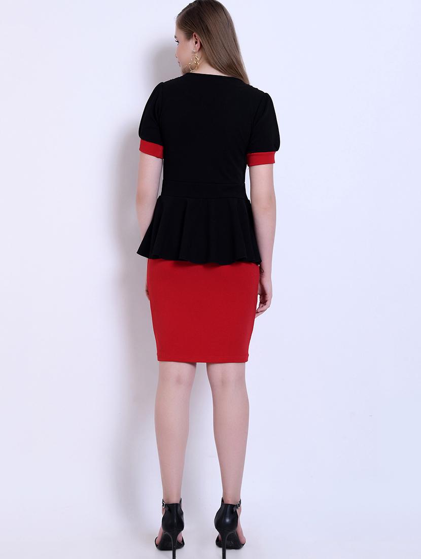 women's peplum dress - 16527863 - Standard Image - 2