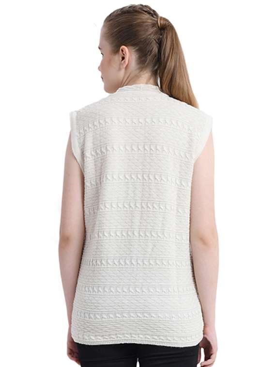 pocket detail sleeveless cardigan - 16528724 - Standard Image - 2