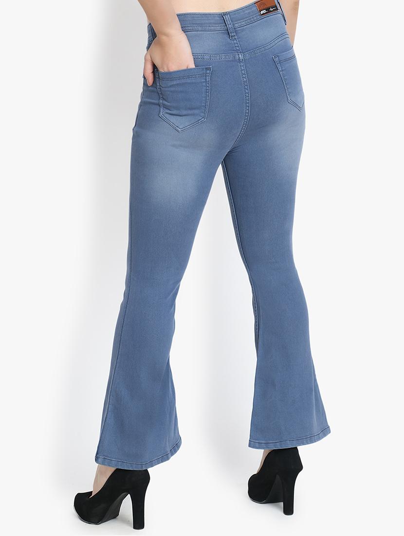 mid rise bell bottom jeans - 16529212 - Standard Image - 2