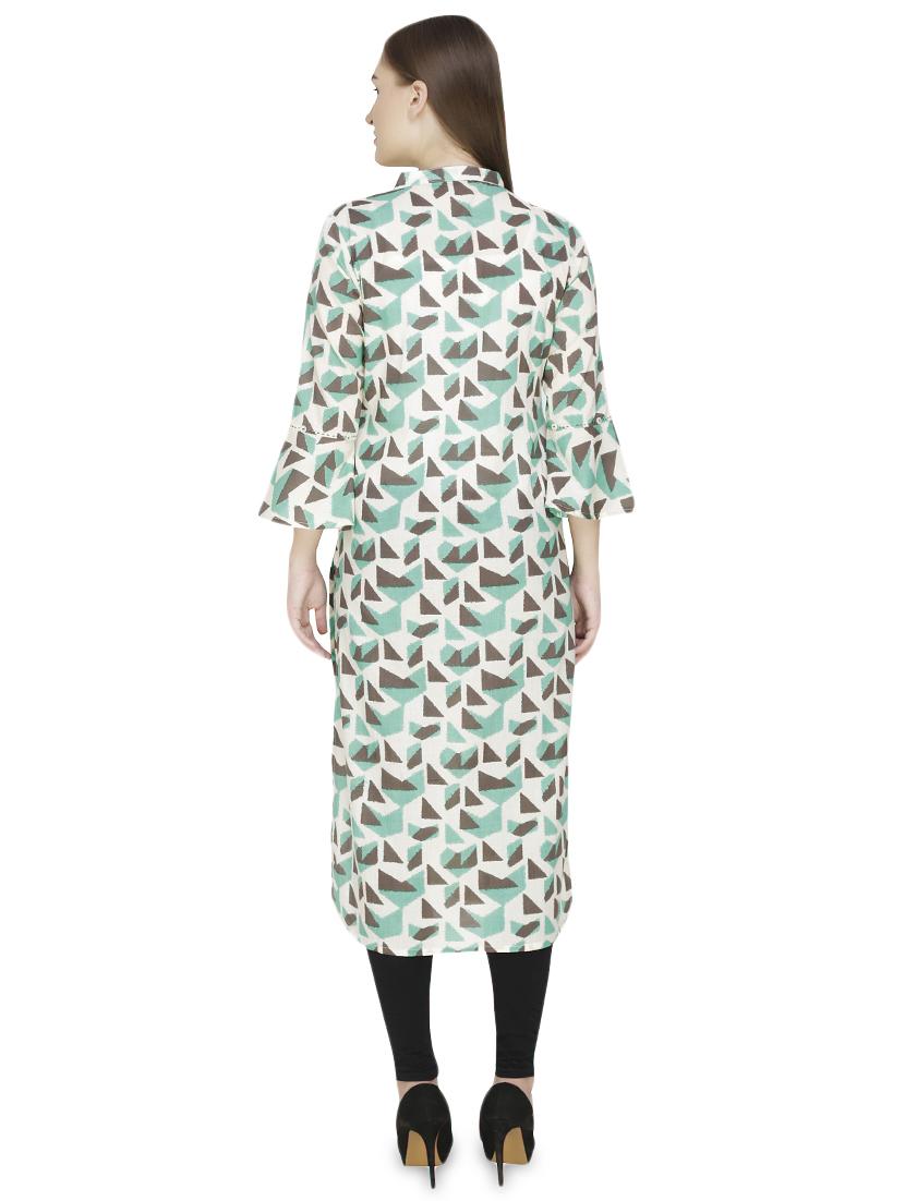 women's straight kurta - 16529972 - Standard Image - 2