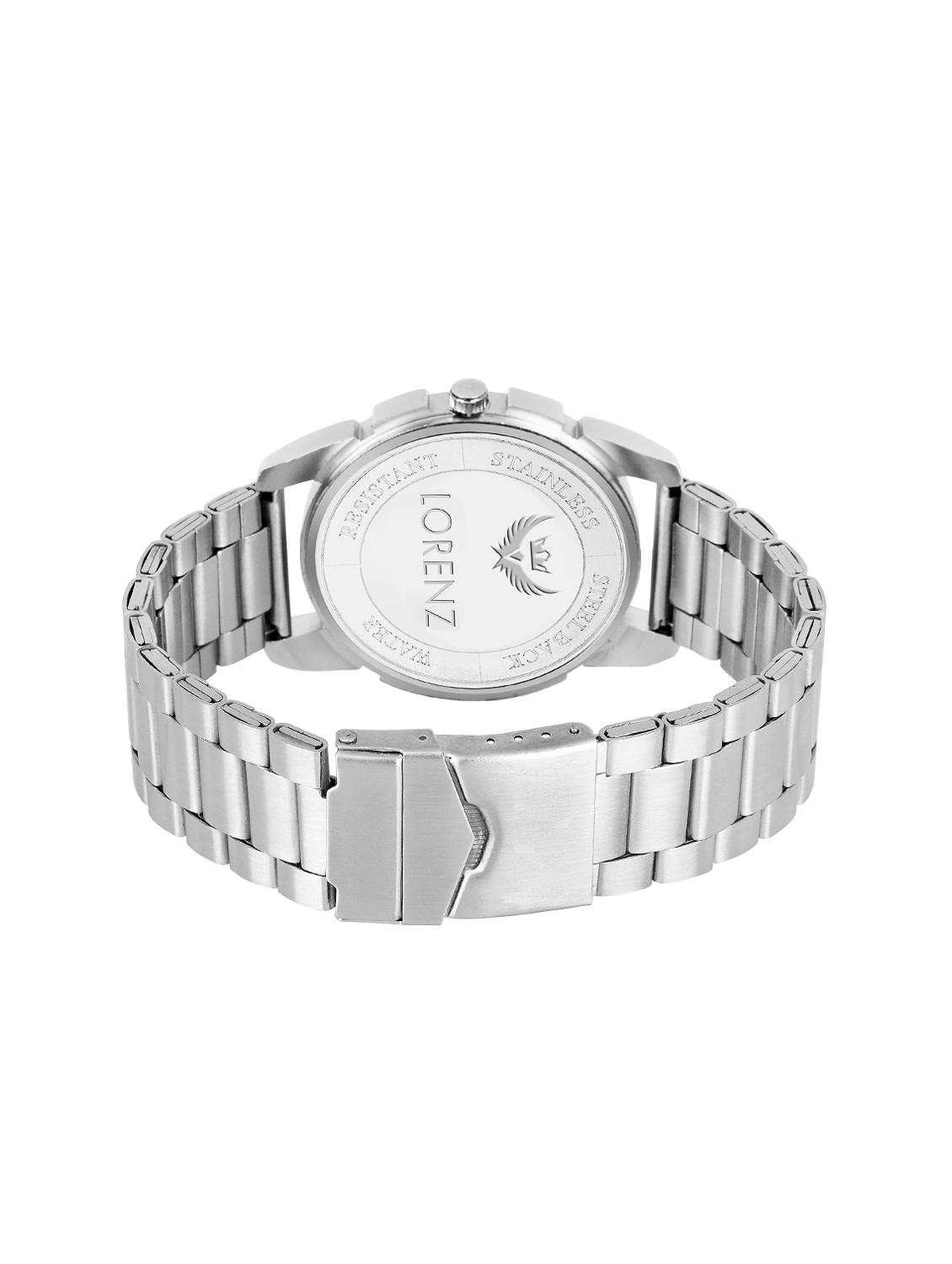 lorenz casual-formal silver dial men's watch | watch for boys - mk-2078w - 16530799 - Standard Image - 2