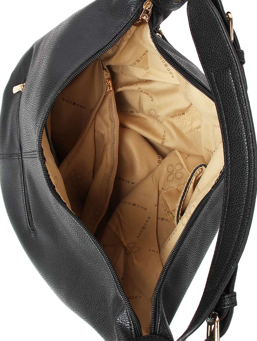 black leatherette (pu) handbag - 16531185 -  Standard Image - 2