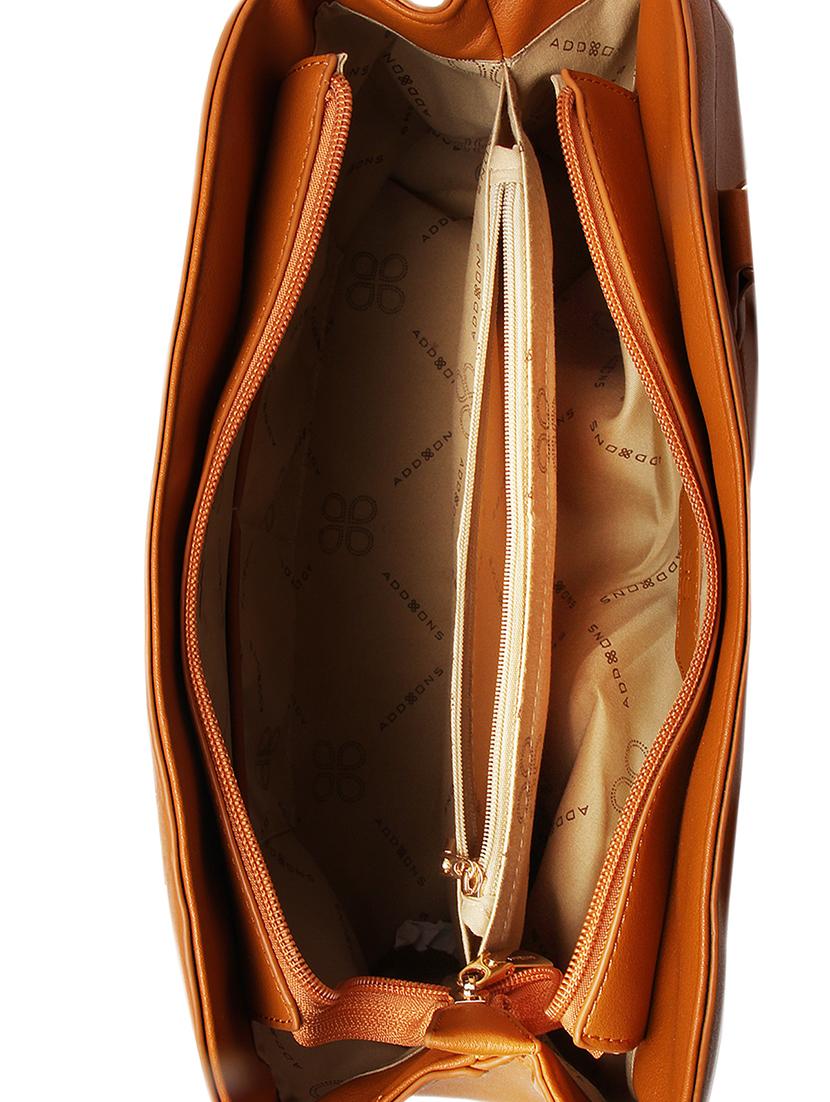 tan leatherette (pu) regular tote - 16531194 - Standard Image - 2