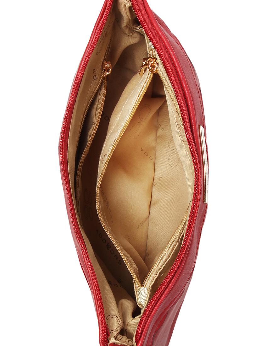 red leatherette (pu) sling bag - 16531197 - Standard Image - 2