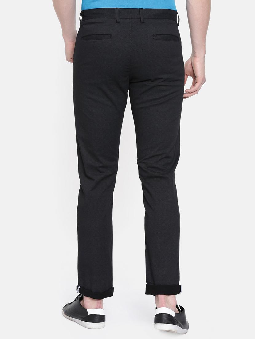 black textured chinos - 16531399 - Standard Image - 2