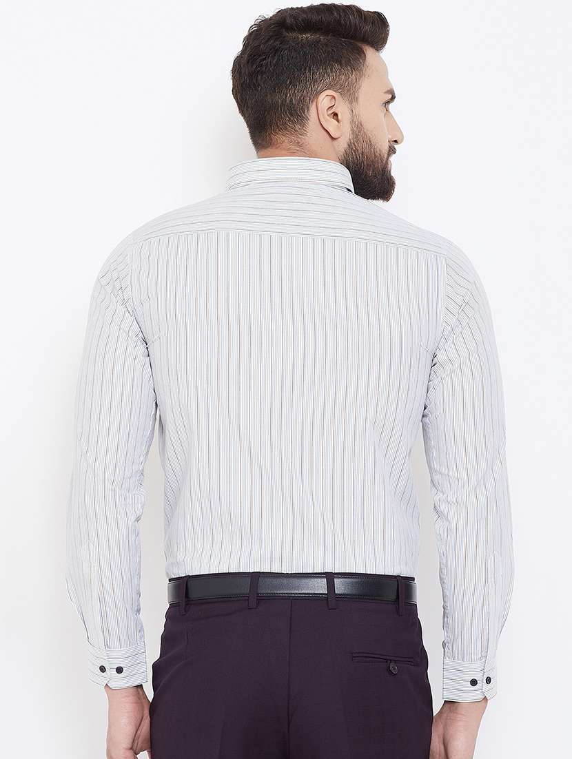 white striped formal shirt - 16539752 -  Standard Image - 2