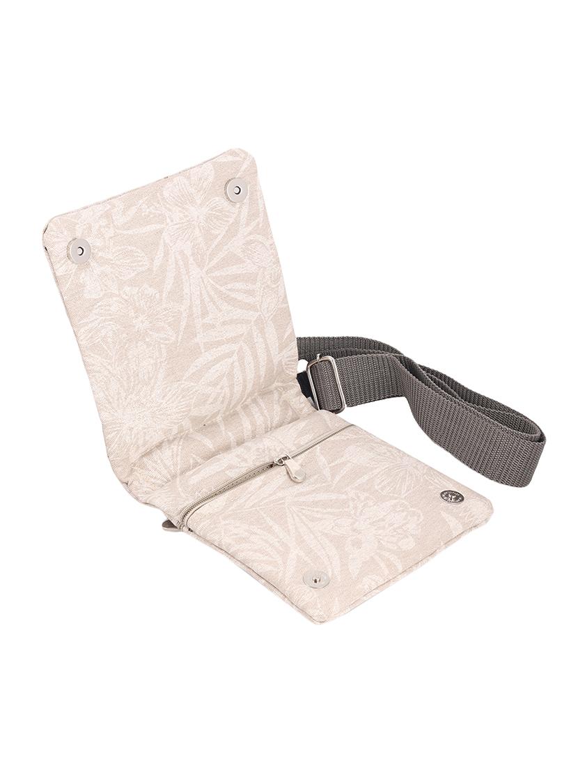 beige canvas sling bag - 16542365 - Standard Image - 2