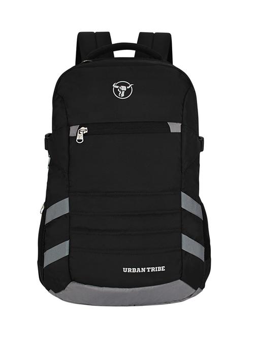 black polyester laptop backpack - 16543445 - Standard Image - 0