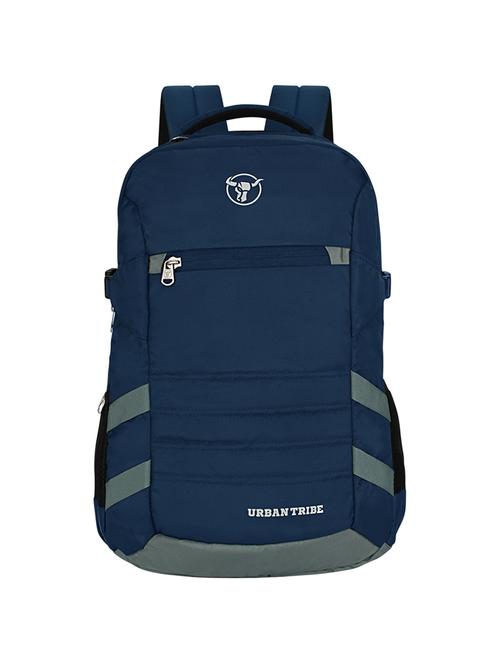 blue solid laptop backpack - 16543446 -  Standard Image - 0