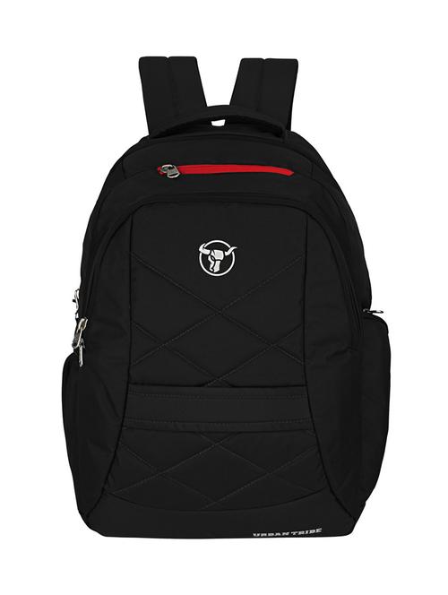 black polyester laptop backpack - 16543450 -  Standard Image - 0