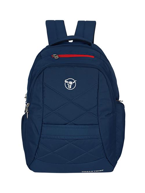 blue solid backpack with laptop pocket  - 16543451 -  Standard Image - 0