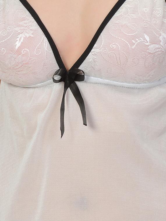 set of 2 laced babydoll - 16544526 - Standard Image - 7