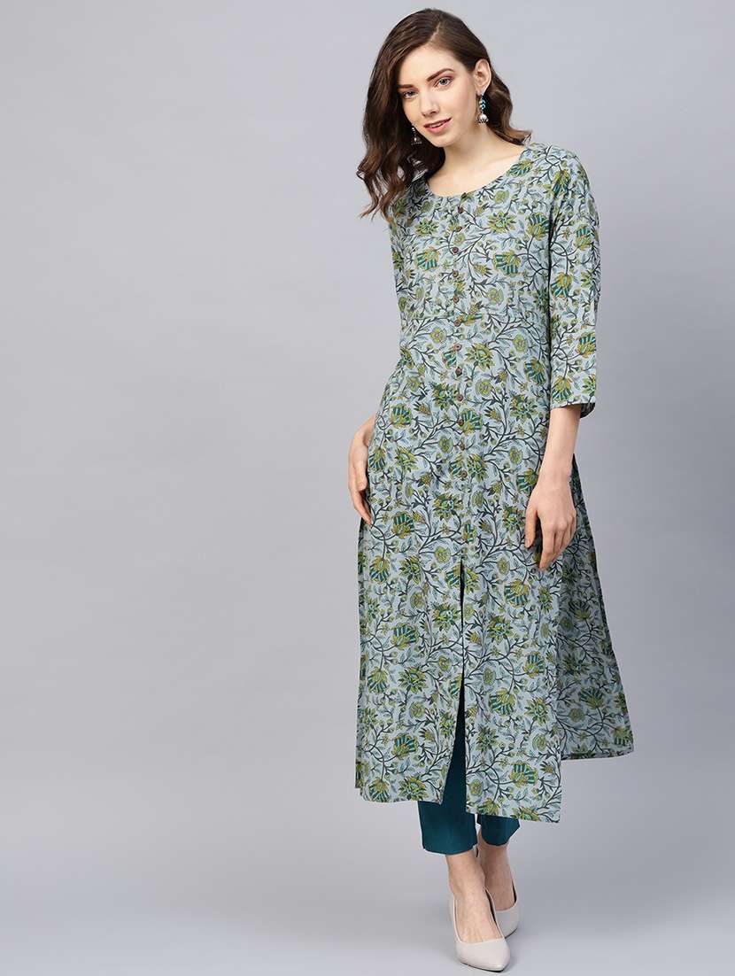  print straight kurta