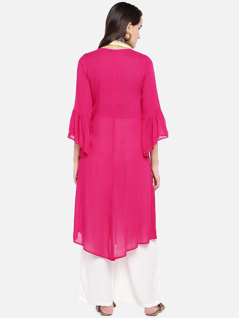 women's asymmetric kurta - 16545075 -  Standard Image - 2