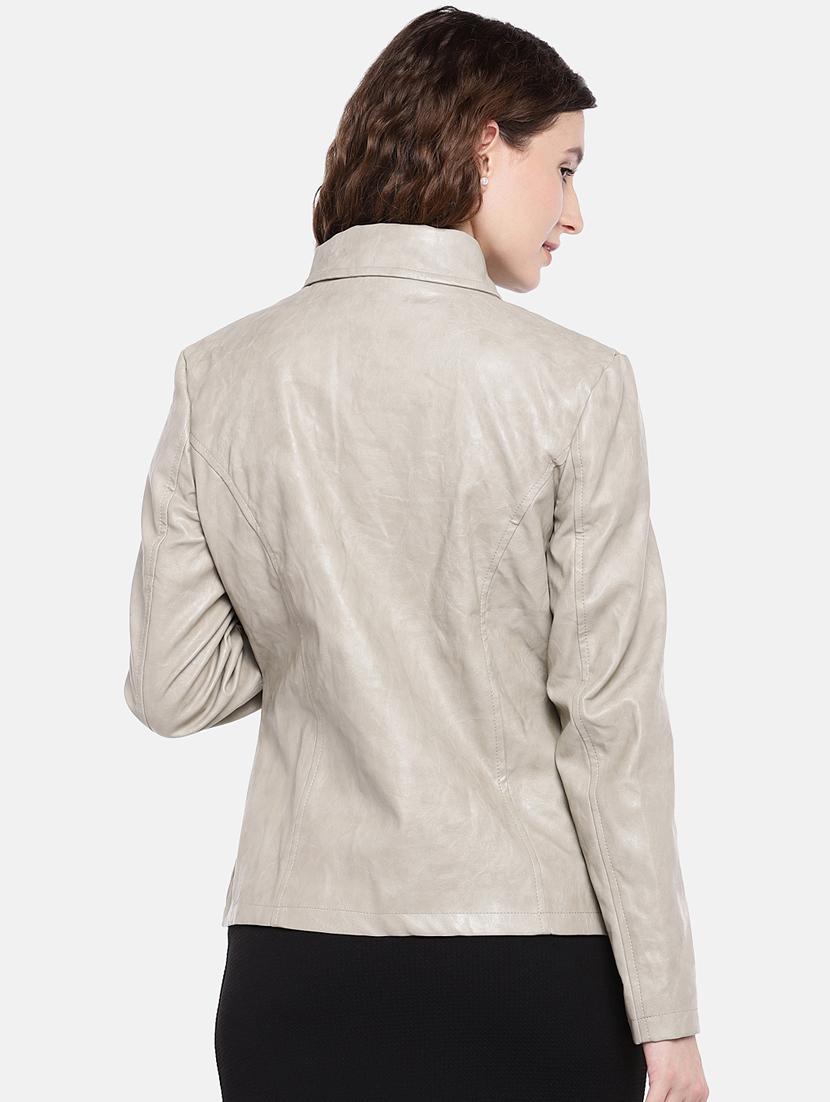 zipper detail asymmetric jacket - 16545151 - Standard Image - 2
