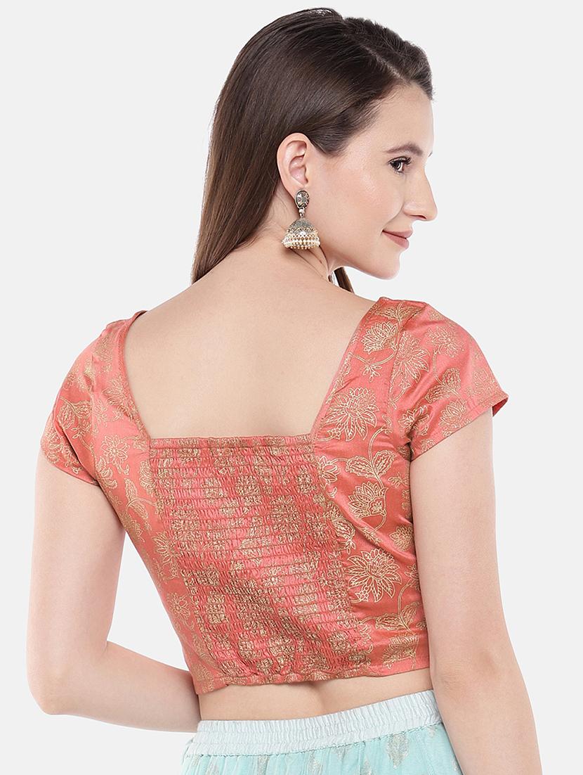foil printed blouse - 16545404 - Standard Image - 2