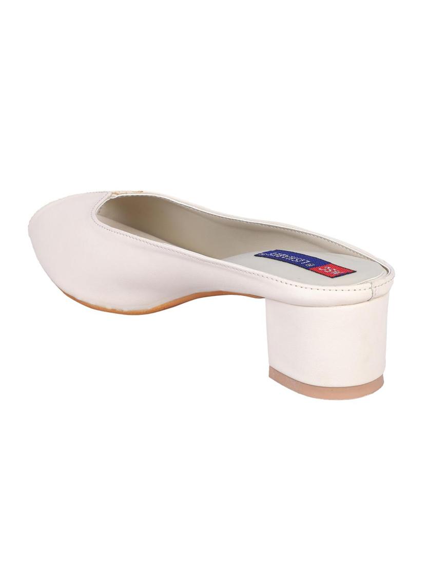 white slip on sandals - 16548828 - Standard Image - 2
