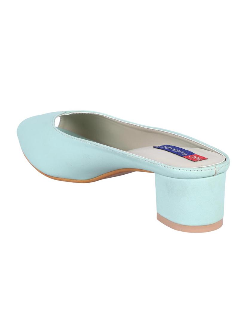 msc blue leatherette slip on sandals - 16548829 - Standard Image - 2