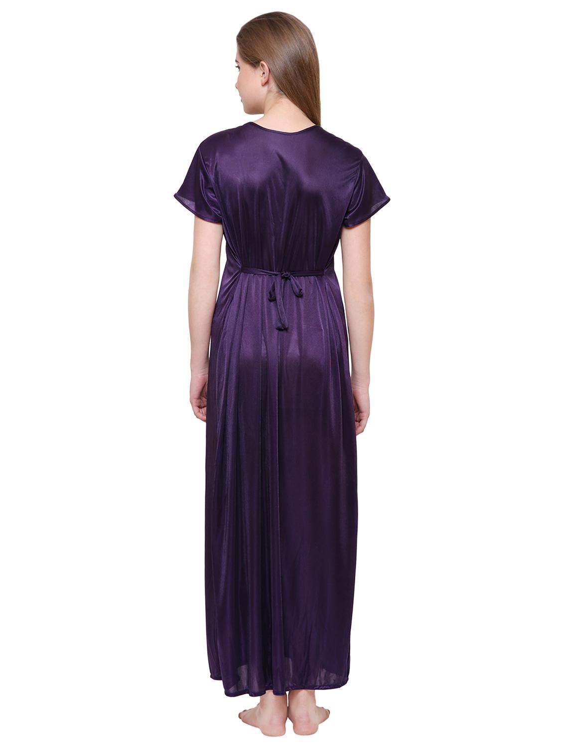 tie back lace detail nighty - 16550917 - Standard Image - 2