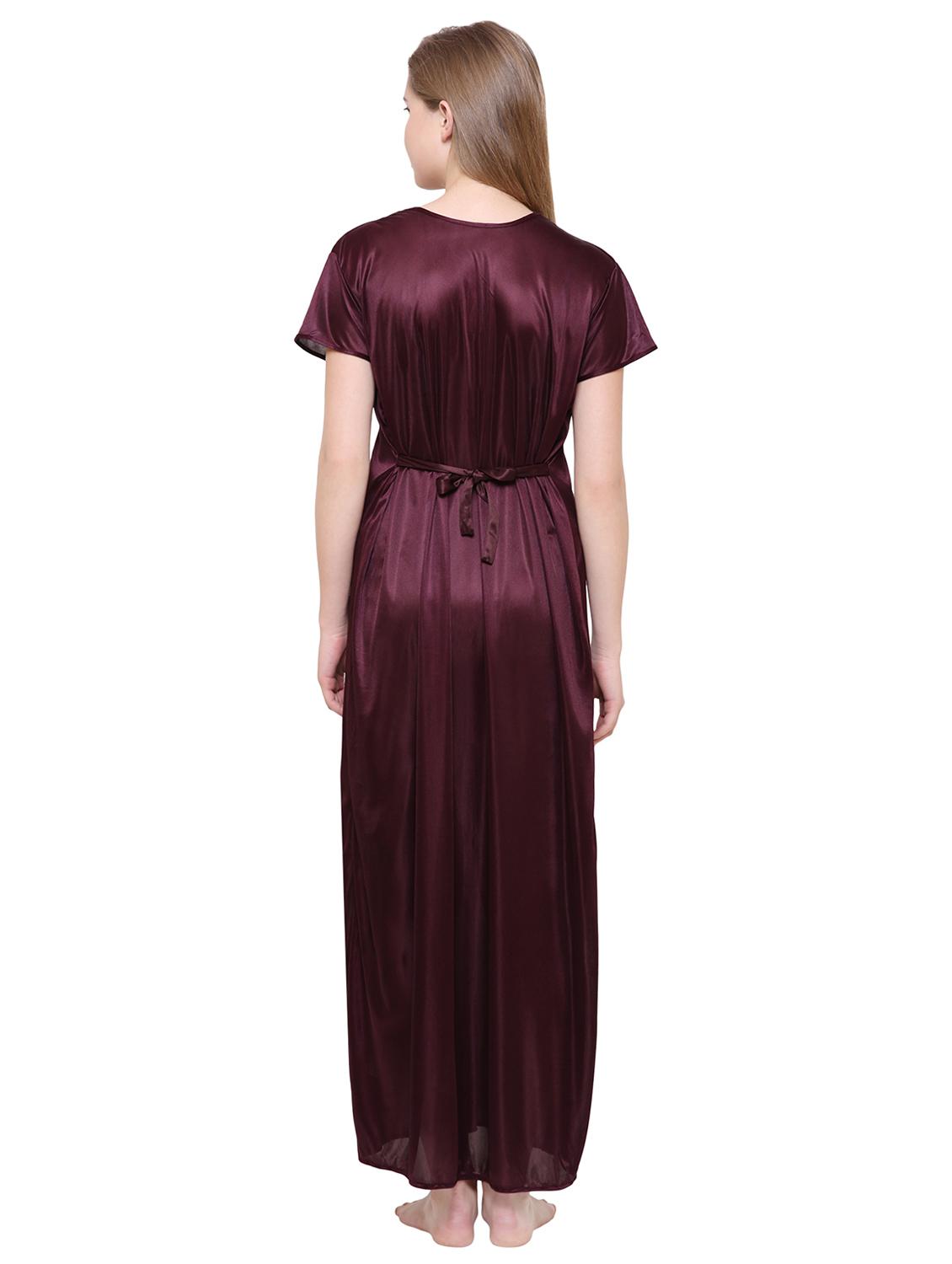tie back lace detail nighty - 16550918 - Standard Image - 2