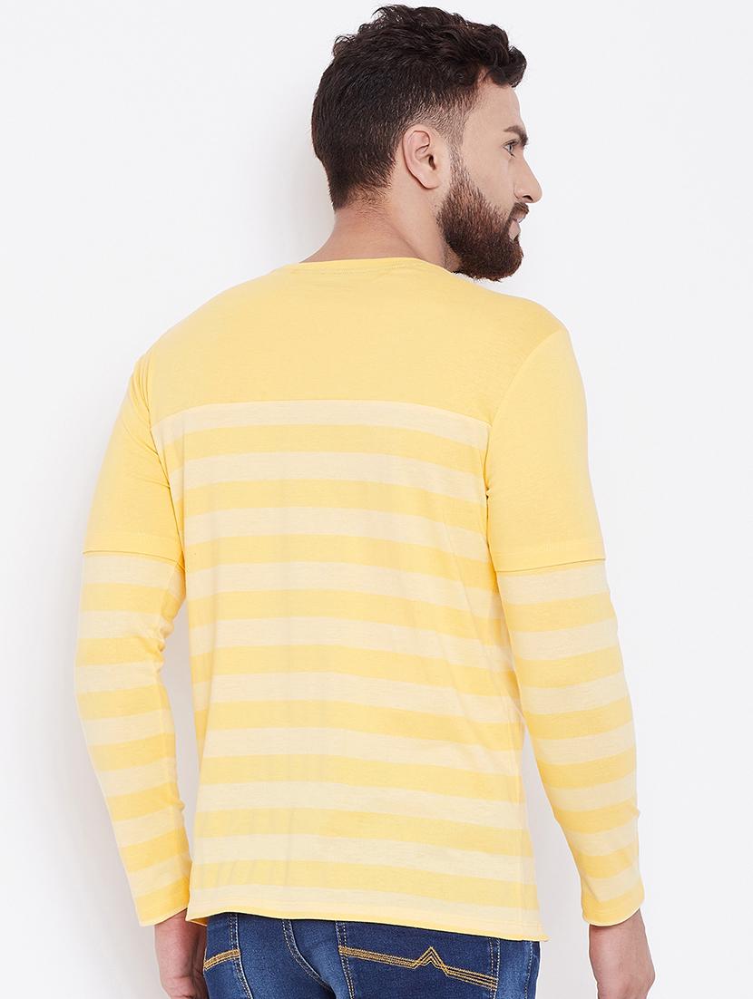 yellow striped t-shirt - 16551483 - Standard Image - 2