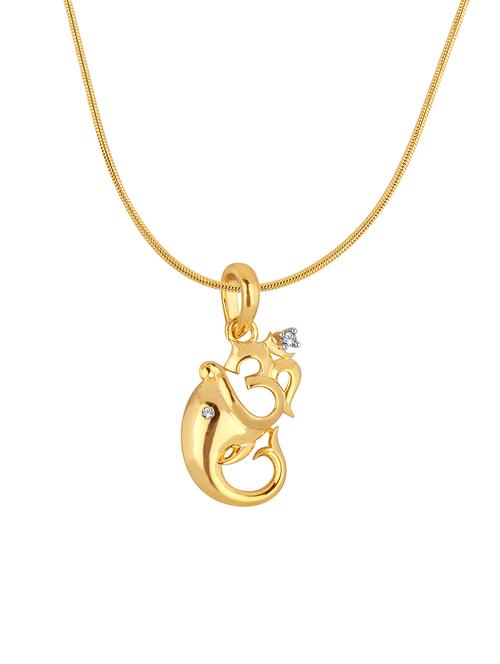 gold brass pendant - 16552442 - Standard Image - 0