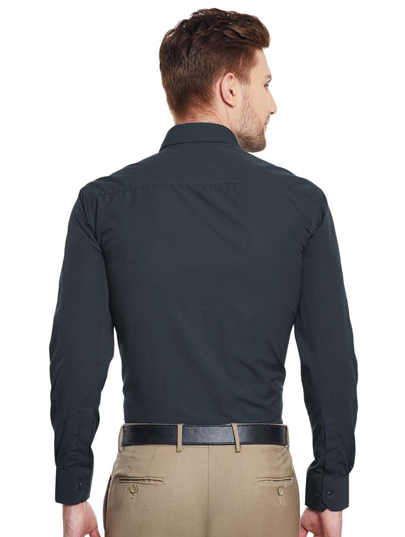 green solid formal shirt - 16552703 -  Standard Image - 2