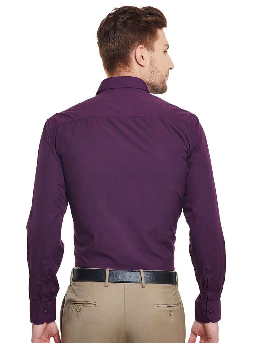 purple solid formal shirt - 16552718 -  Standard Image - 2