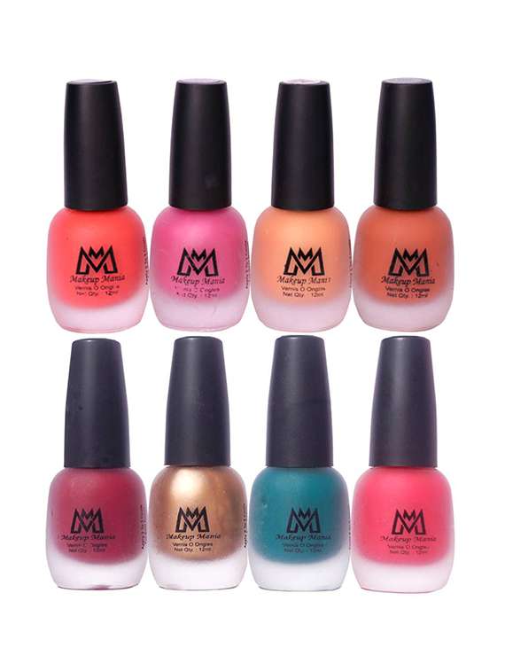 makeup mania matte nail paints combos 