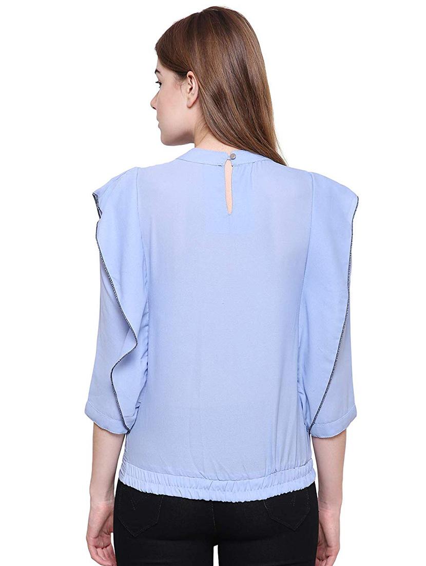 embellished concealed piping top - 16553503 - Standard Image - 2