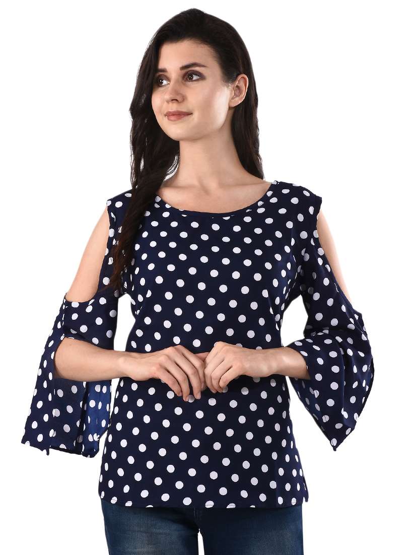 women's a line round neck top