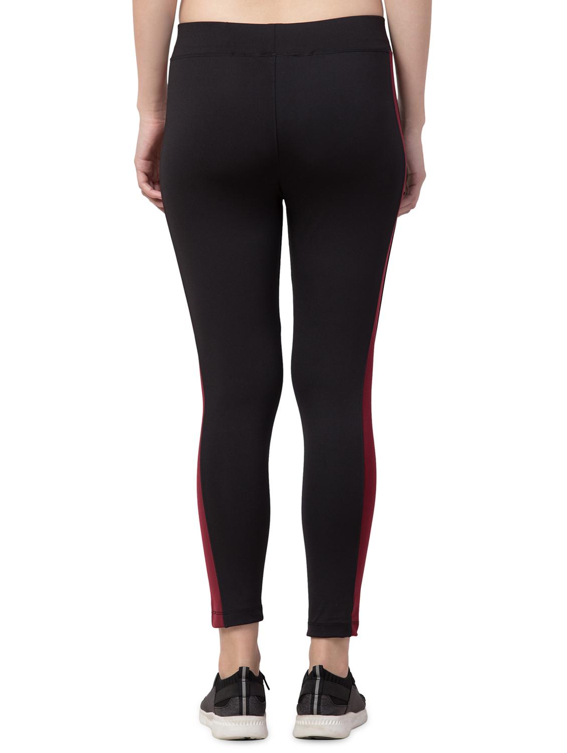 high rise contrast side tapping legging - 16556987 - Standard Image - 2