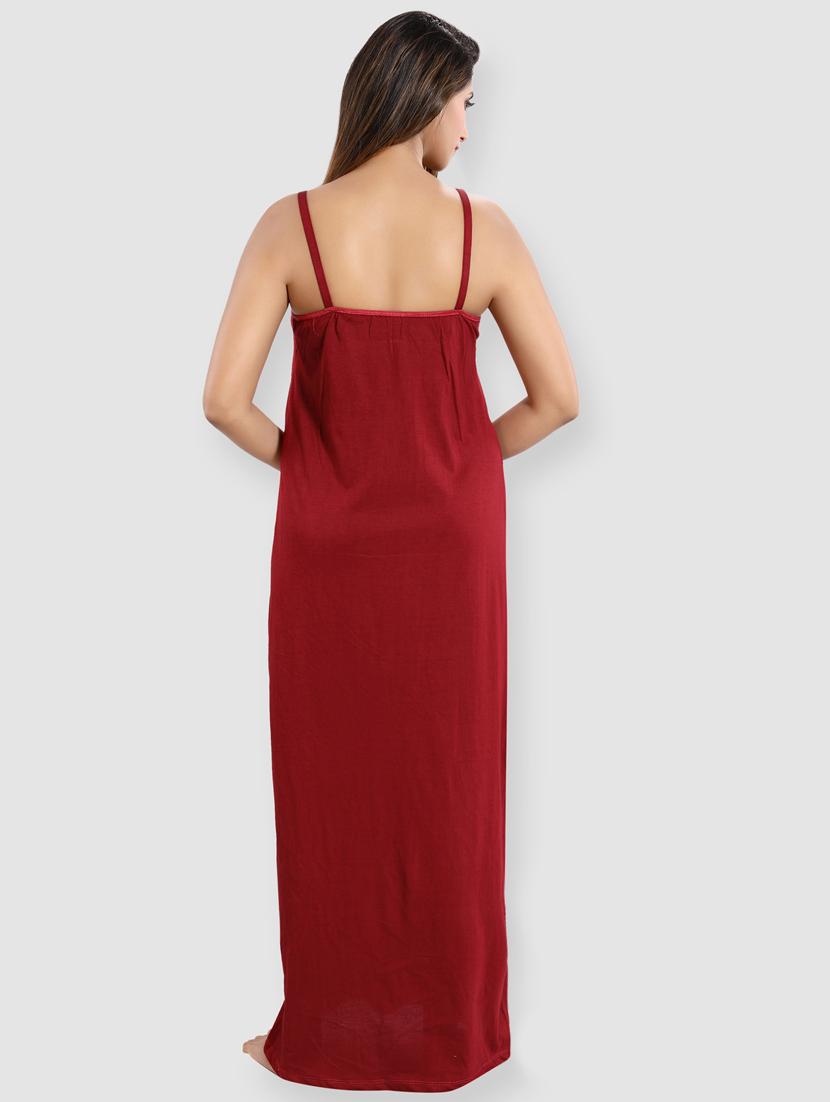 cami neck lace detail nighty - 16561506 - Standard Image - 2