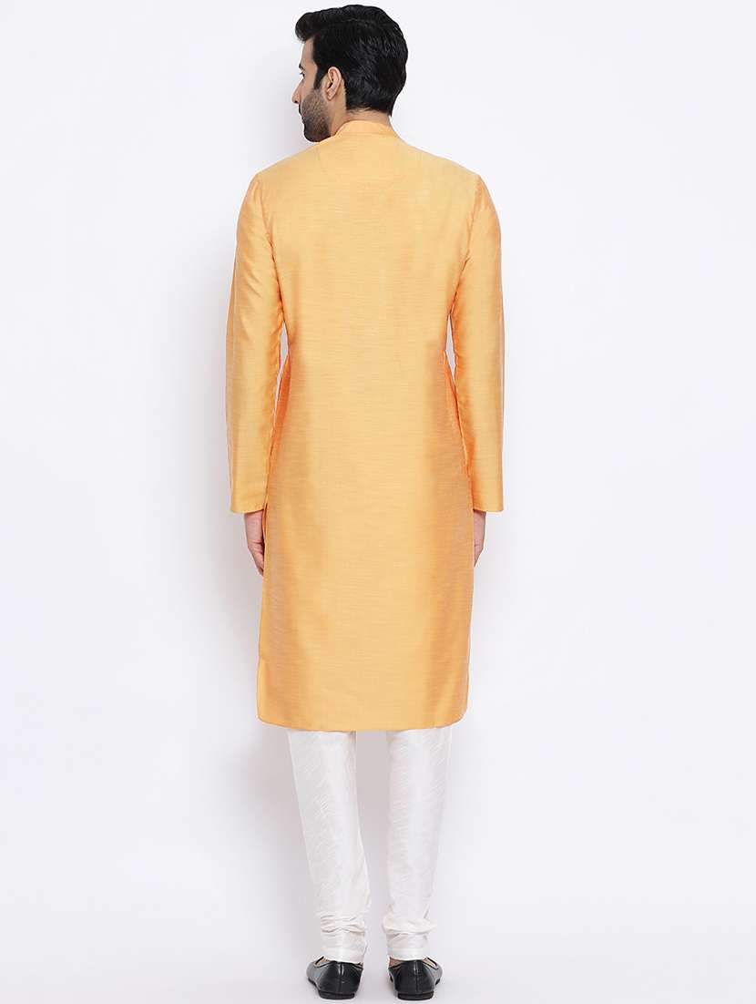 men solid kurta churidar ethnic wear set - 16562151 -  Standard Image - 2