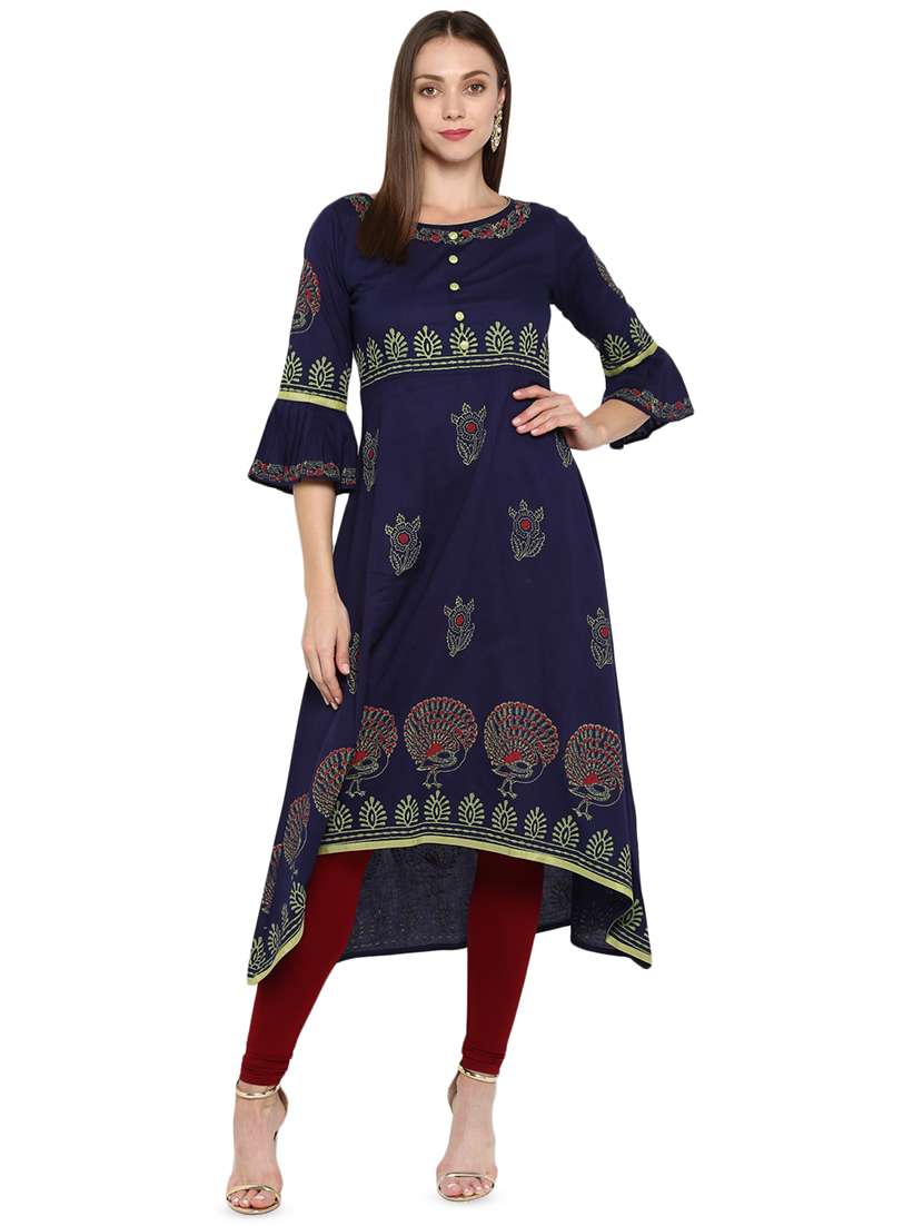 women's asymmetric kurta
