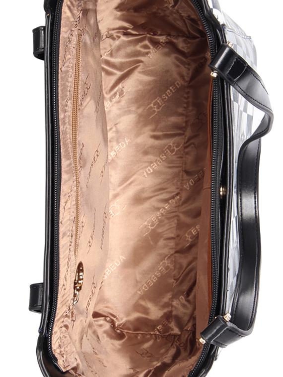 multi colored leatherette (pu) regular tote - 16569800 - Standard Image - 2
