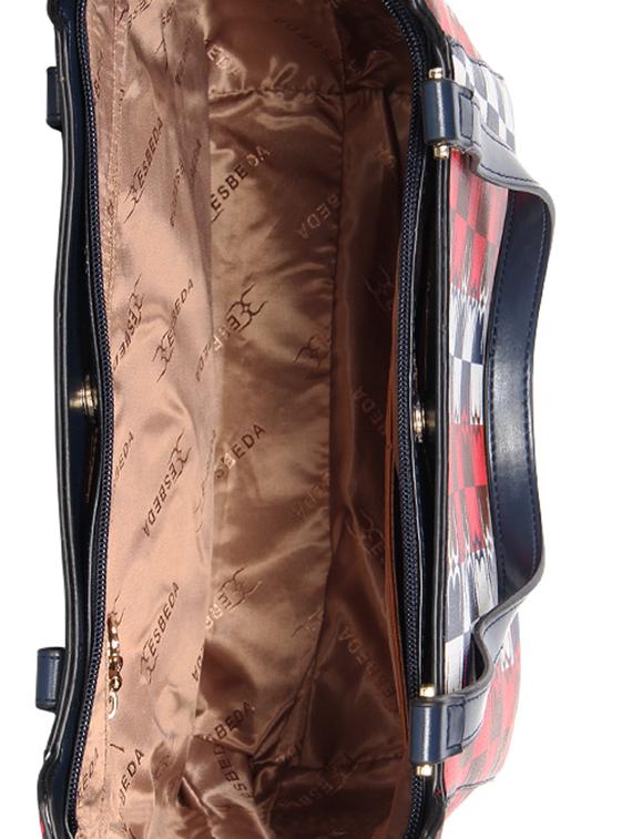 multi colored leatherette (pu) regular tote - 16569806 - Standard Image - 2