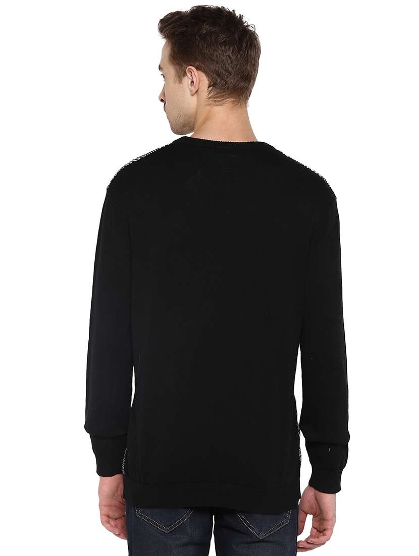 black printed pullover - 16570200 -  Standard Image - 2