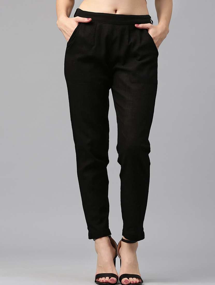 high rise pleated trousers 
