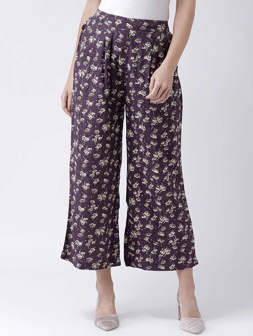 high rise floral trouser 