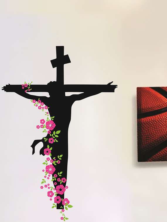  jesus wall sticker for living room  