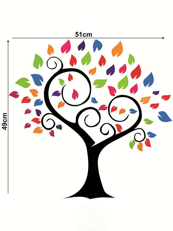  tree wall sticker for living room   - 16576329 -  Standard Image - 2