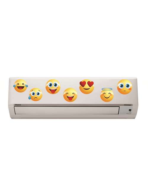 split air conditioner sticker wall sticker   